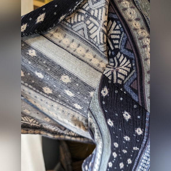 1990s Vintage Whimsigoth Cottagecore Lindor Petites Dress with Capelet - Picture 4 of 9